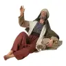 Crèche de Noël Heide Hannah : berger couché - H 20 Cm Couleur
