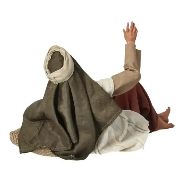 Crèche de Noël Heide Hannah : berger couché - H 20 Cm Couleur