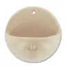 Benitier Ceramique 7 Cm Creme Croix