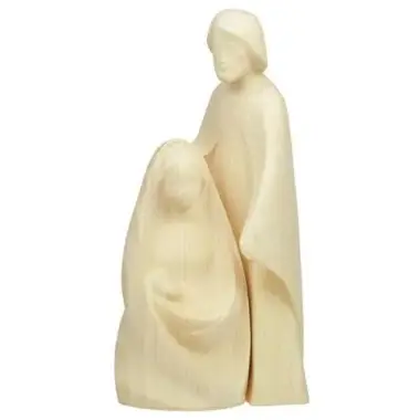 Houtsnijwerk H Familie / 2 Delig 23 Cm / Es