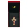 Croix Sur Cordon 8 Cm Bon Berger Couleur / Etui