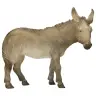 Donkey in wood for christmas nativity set 50 Cm Gold col