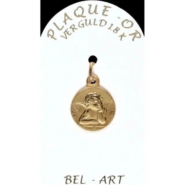 Medaille plaqué-goud - Engel - 14 mm