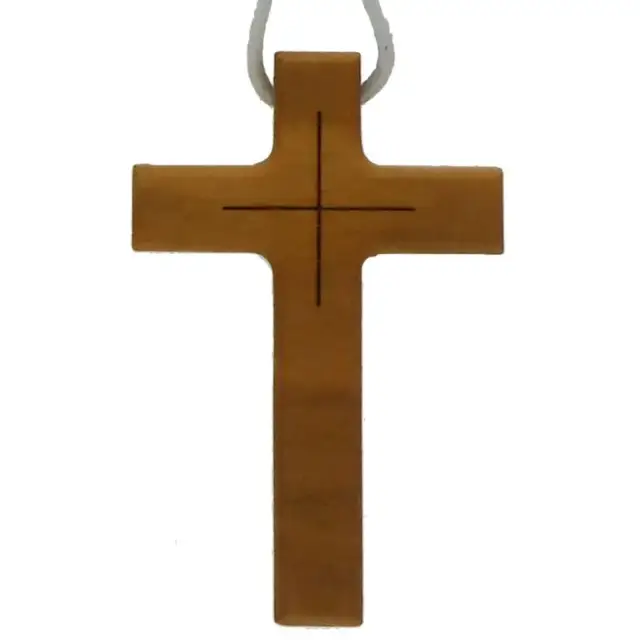 Olivewood cross for Holy communion 44 x 29 mm