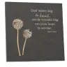 Ardoise 14.5 X 14.5 Cm Geef Iedere Dag De Kans