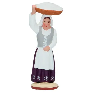 Santon Gateau 7 Cm Ramasseuse de sel