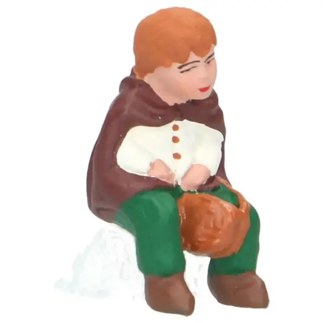 Santon Gateau 7 Cm Enfant assis n°2