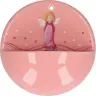Stoup porcelain 10cm Pink angel