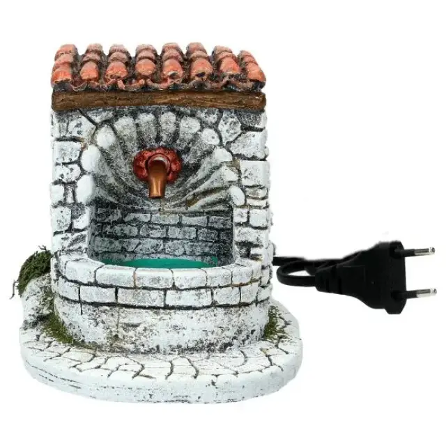 Décor pour santons de Provence - Fontaine (fonctionnel)