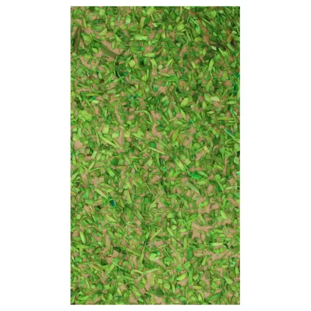 Décor pour santons de Provence Papier herbe verte