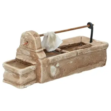 Décor pour santons de Provence Lavoir - 11x6 cm