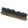 Décor pour santons de Provence Rangée de 5 lavandes L 13 cm