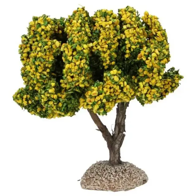 Décor pour santons de Provence Mimosa H 15 cm