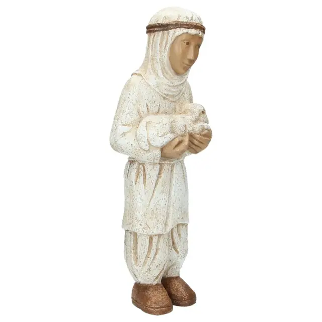 Berger à l'agneau - 31 cm - blanc