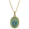 Ketting metaal verguld met medaille Wonderbare