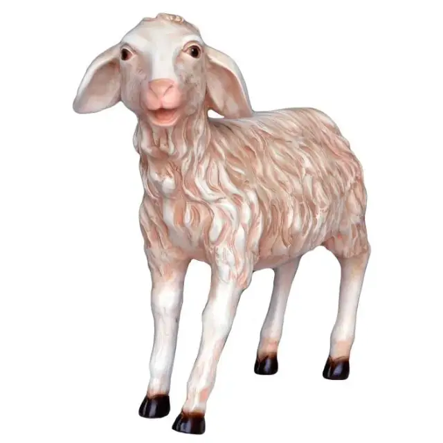 Lamb with head high 52x60 for nativity of 160 cm