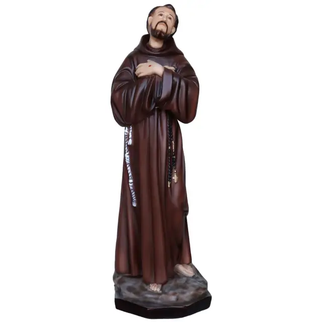 St. Francis of Assisi Statue 55 cm resin