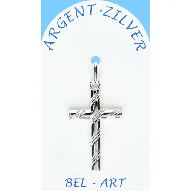 Streaked Silver Medal