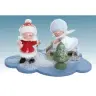 SnowflakeBois 5.7 Cm With Santa Claus