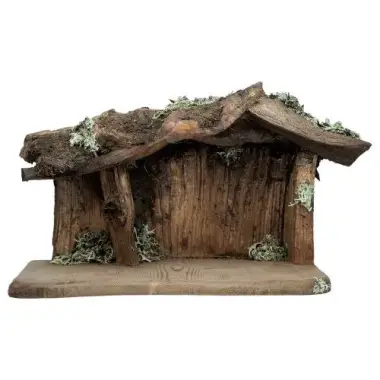 Christmas stable 30 X 25 X 25 / Per. for a 10 cm nativity Color