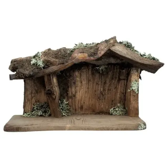 Christmas stable 30 X 25 X 25 / Per. for a 10 cm nativity Color