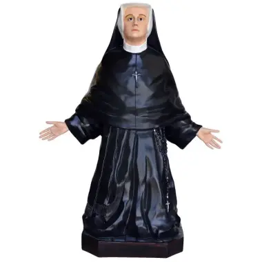 Statue Sainte Faustine Kowlaska 125 cm en fibre de verre