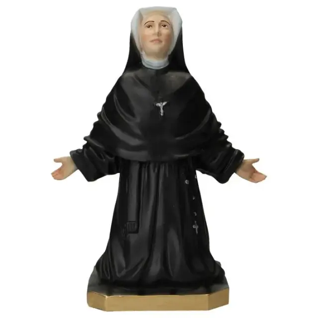 Statue St Faustina Kowlaska 22 cm in resin