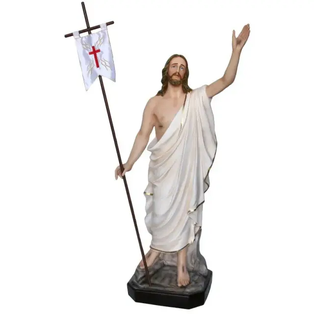 Statue Jesus Risen 130 cm in fiberglass