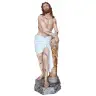 Beeld Christus geboeid 180 cm in glasvezel