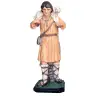 Shepherd in resin for a crib of 100 cm