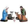 Nativity resin comprosée 5 parts of 34 cm