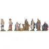 Nativity Set in resin 10 figurines 30 cm