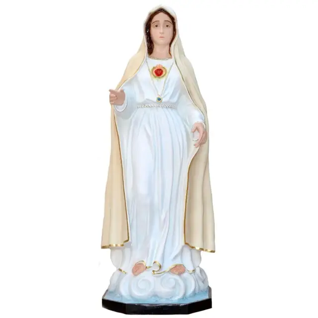 Beeld Verschijning Fatima 180 cm in glasvezel