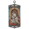 Icon Fabric 10 X 23 cm Virgin and Child