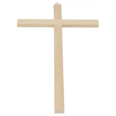 Croix en bois simple 23 x 12 cm