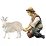 Homme qui trait une chevre 10 Cm Couleur
