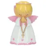 Communiante 8 Cm Ange Blanc-Rose