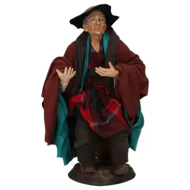 Santon Napolitain 22 Cm Homme Assis