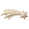 Etoile : crèche de Noël en bois Komet 12 cm