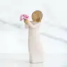 Willow Tree statues : Girl With Flower Bouquet 14 Cm Thank you