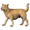 Chien : crèche de Noël en bois Komet 12 cm
