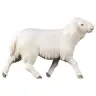 Mouton qui court : crèche de Noël en bois Komet 12 cm
