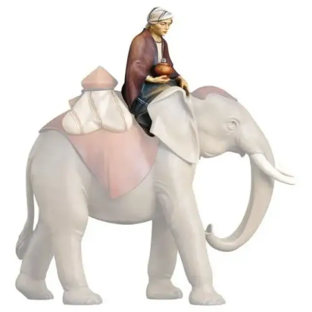 Drijver Voor Olifant : houtsnijwerk kerstgroep Komet 12 cm