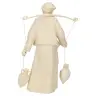 Shepherd With for nativity figurines of 16 cm Natural Jugs