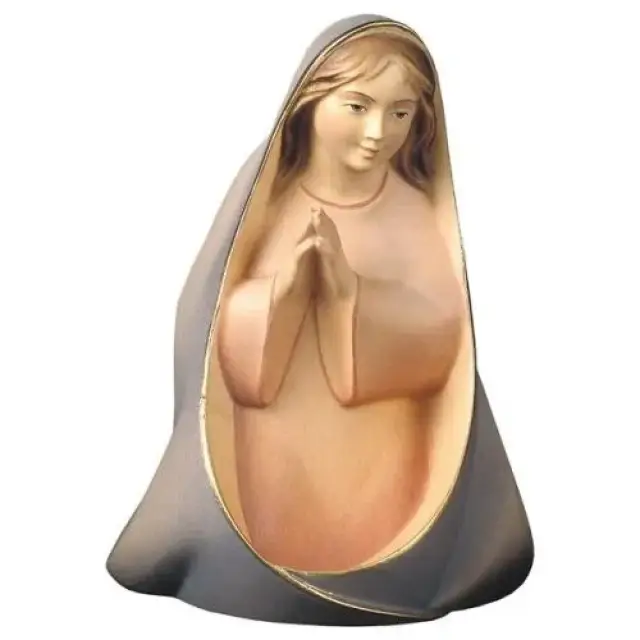 Blessed Virgin for a 10 cm nativity Color