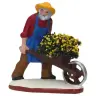 Santon Gateau 7 Cm Jardinier A La Brouette