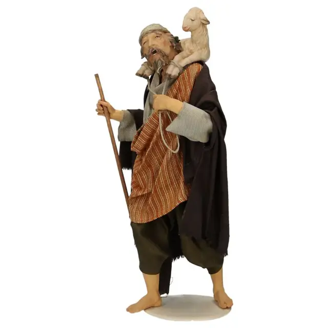 Crèche de Noël Heide Hannah : Berger/Agneau 20 Cm Couleur