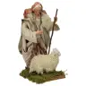 Santon Napolitain 22 Cm Bergere Avec Moutons