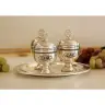 Set For Holy oil 3 Bulbs Cat / Chr / Inf D 22 Cm Silver