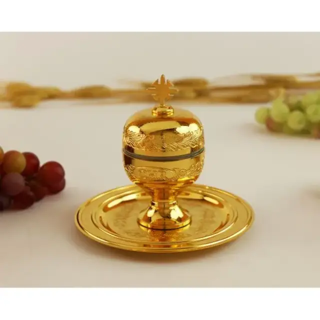 1 Bulb To Holy Oil Chr D 15 Cm Golden